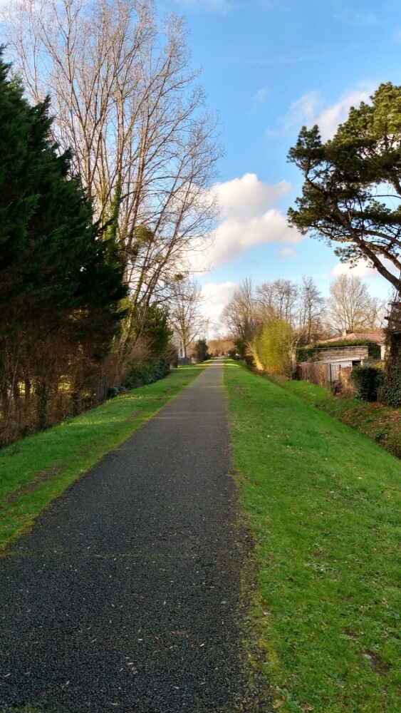 La voie cyclable Roger Lapébie à Latresne.