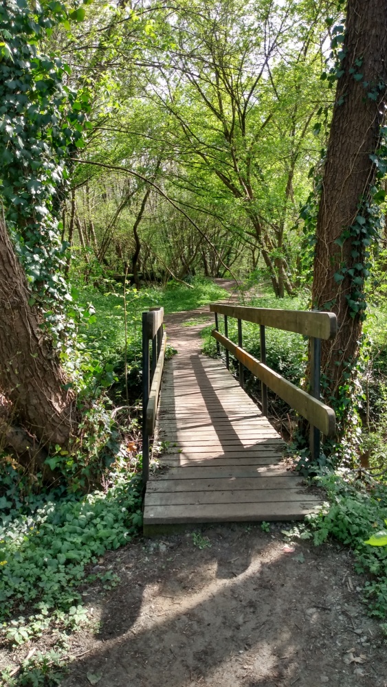 Un petit pont sur l'Eau Bourde que vous emprunterez après 9 kilomètres.