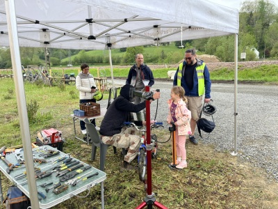 Balade jusqu’à la fête des cycles à Gan