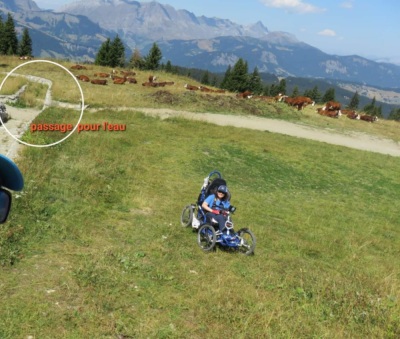 on ne peut pas faire le tour de la retenue collinaire