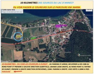 Photo prise liée au parcours